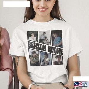 Benson Boone Fireworks And Rollerblades 2024 World Tour Unisex T-shirt